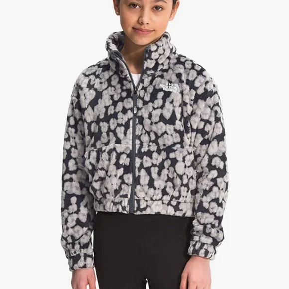 The North Face Girls' Printed Osolita Fleece Full-Zip Jacket - NWT‎ - Picture 1 of 7